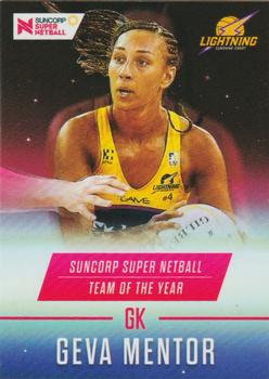 2018 Tap 'N' Play Suncorp Super Netball - Team of the Year #SSNA-07 Geva Mentor Front